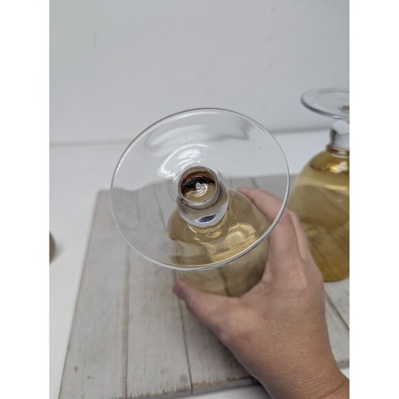 Southern Living Arlington Amber 16 oz. Iced Tea Water Glasses Set of 2 - Picture 8 of 9